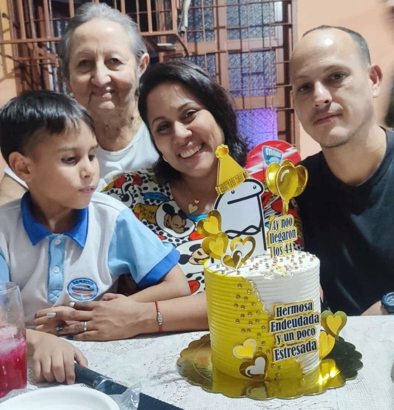 This picture of me and my family belongs to my personal archives