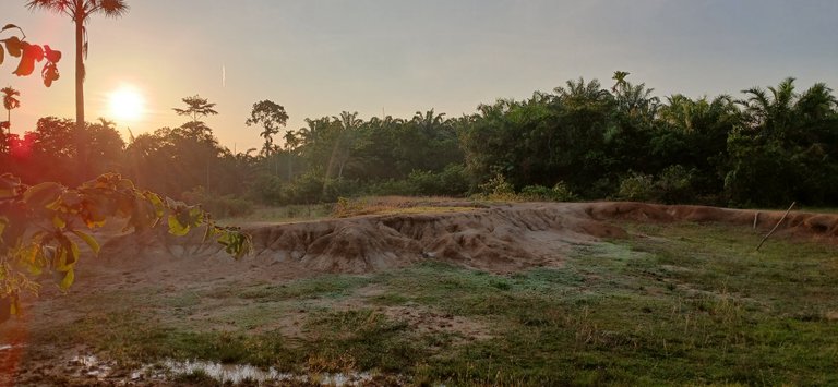 Illegal C mining which was stopped several years ago