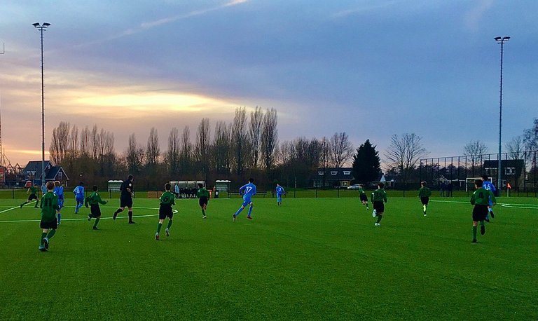 Football training - a special day