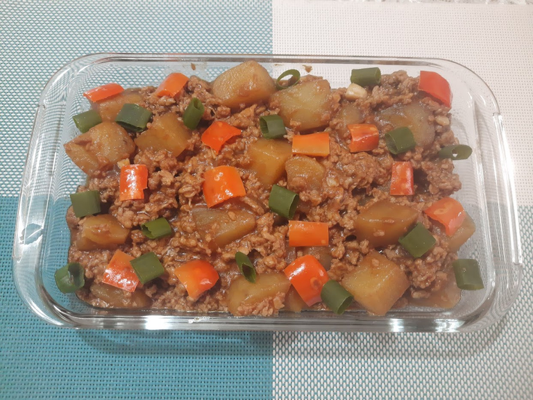 My Simple Minced Pork and Potato Dish