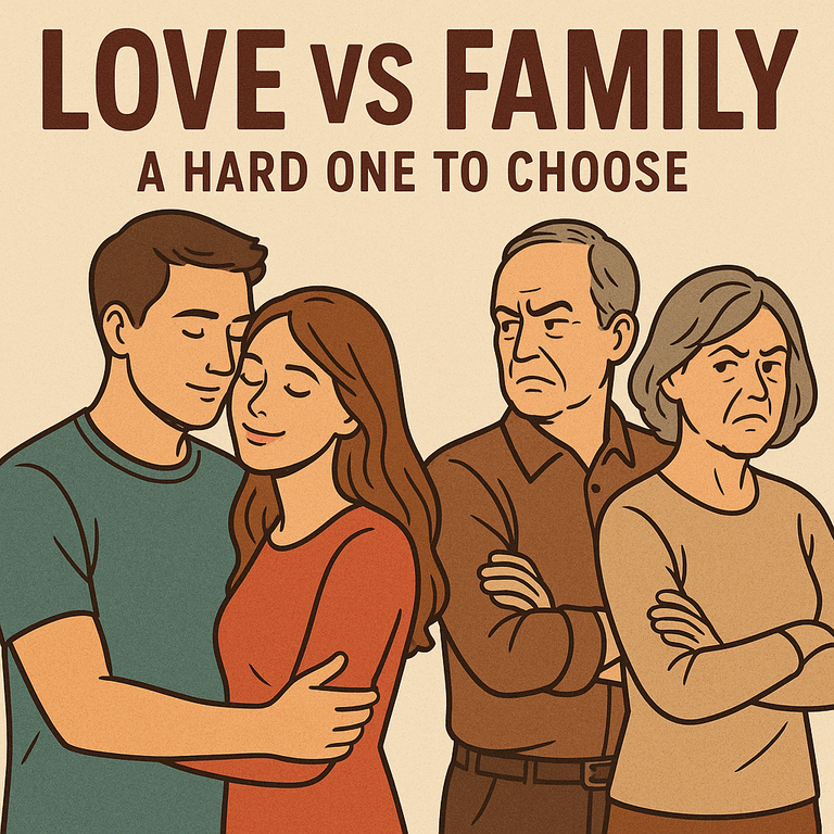LOVE VS FAMILY   A Hard One to Choose