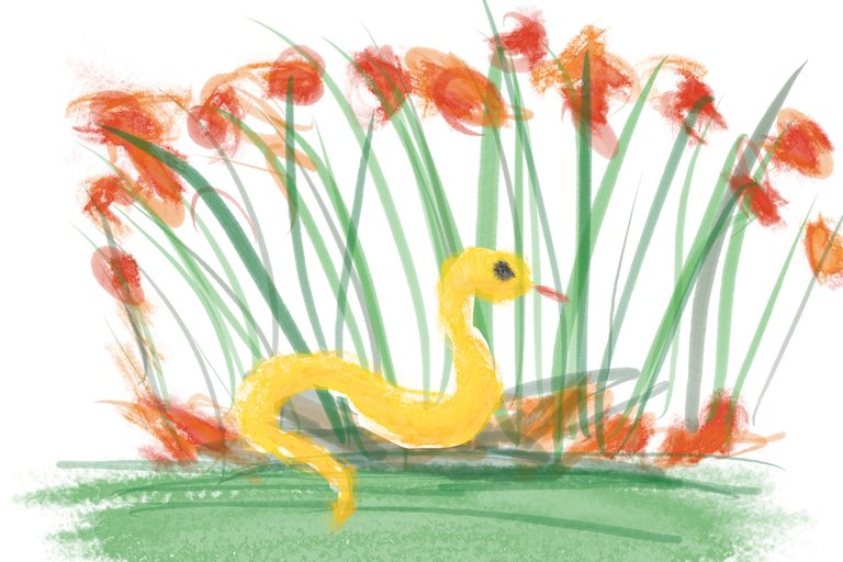 [PL /ENG] #78 Żółty wąż / Yellow snake 🐍 