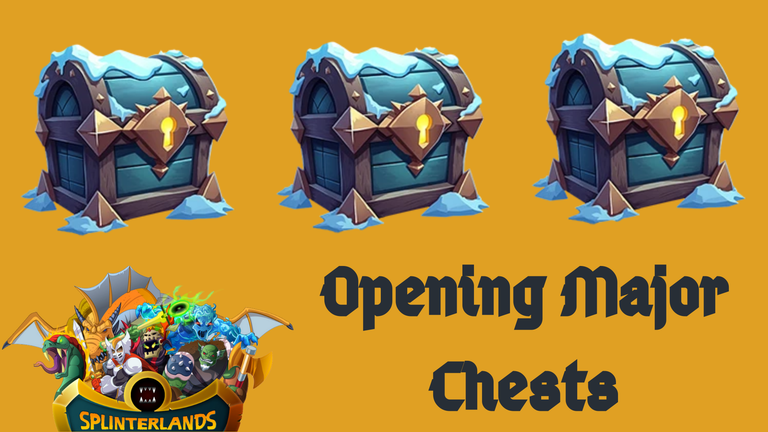 Opening 33 Major Chests in Splinterlands