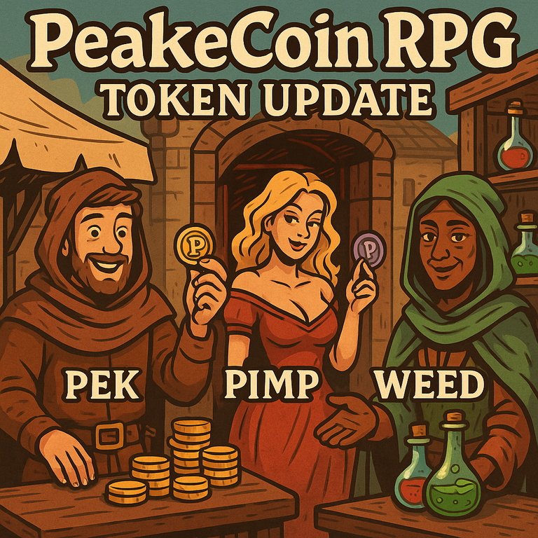 PeakeCoin RPG Token Update