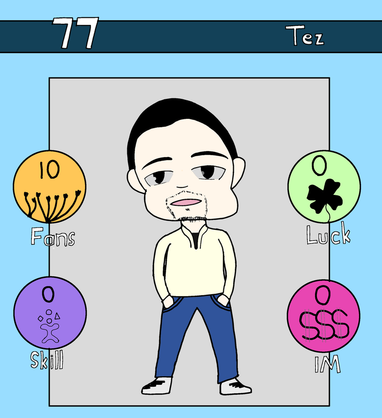 Drawing 77 Tez (Chibi Version) For Rising Star Game