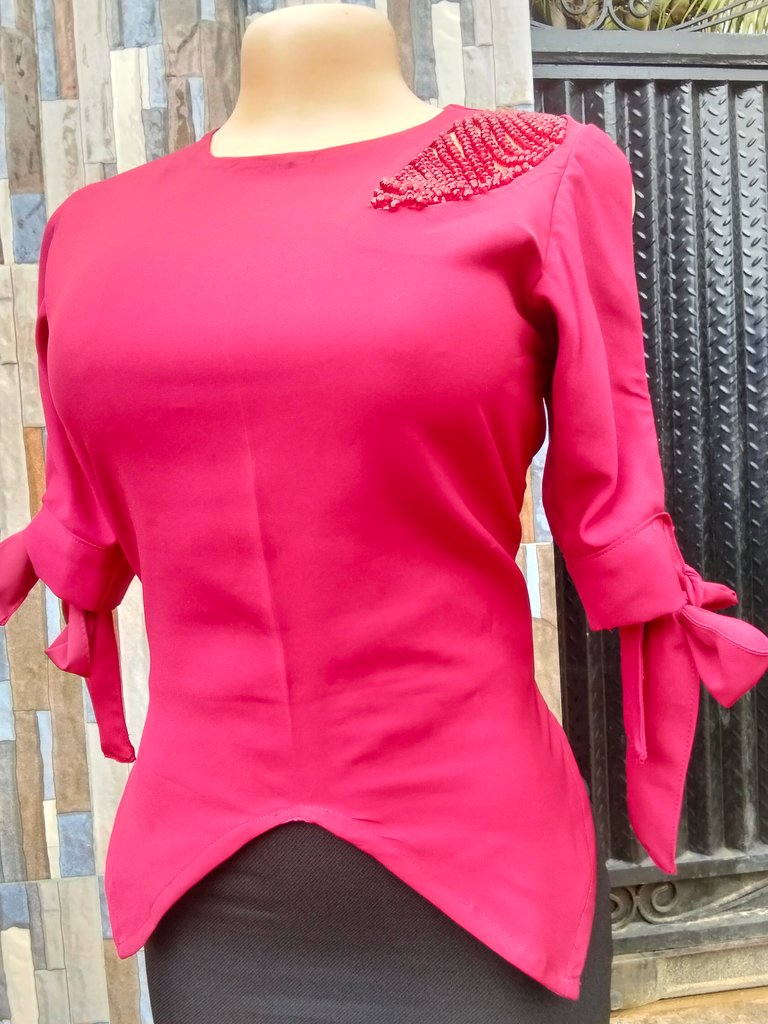 I made a stylish top.