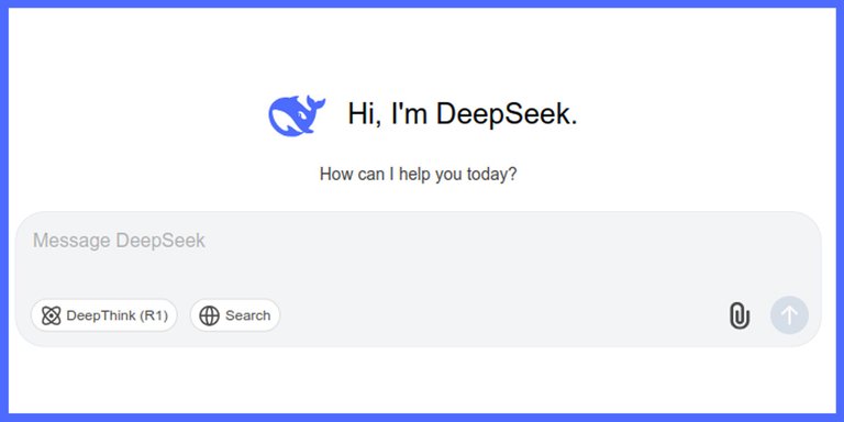 DeepSeek homepage