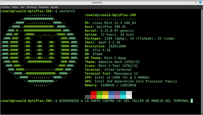 #ViernesDeEscritorio, Linux Mint 21.3 “Victoria XFCE. Curso de Manejo de Terminal parte 4. Cómo movernos en el Árbol de Directorios. ESP/EN.