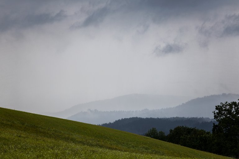 Rainy Sunday - Thunderstorms and dark Clouds