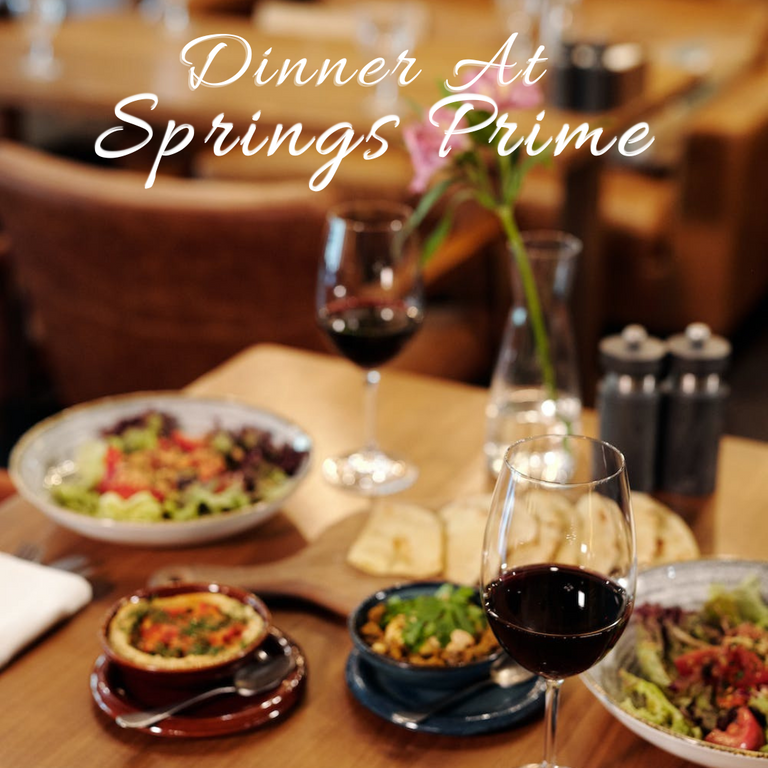 Dinner At Springs Prime [Fiction]