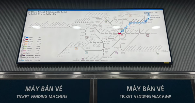 Experiencing the first train metro system in Ho Chi Minh City 