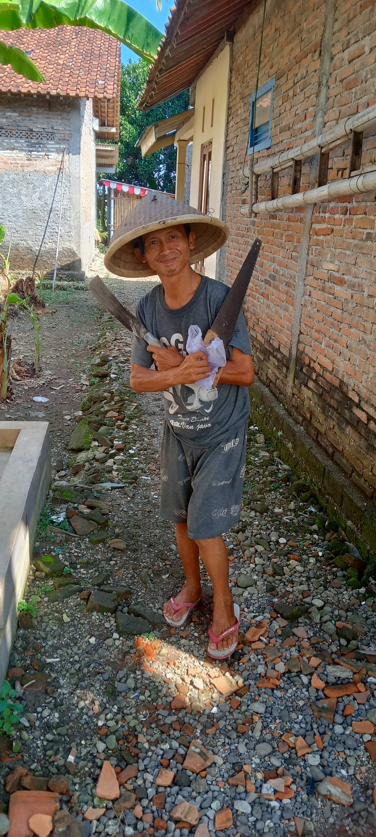 Cutting Bamboo In The Haunted Garden