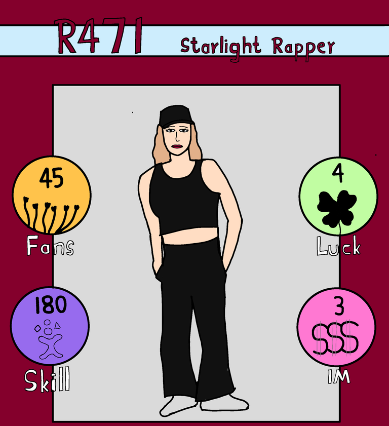 Drawing R471 Starlight Rapper For Rising Star Game