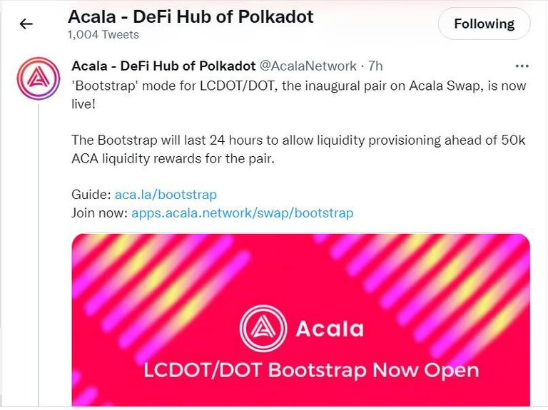 acala_bootstrap_tweet.jpg