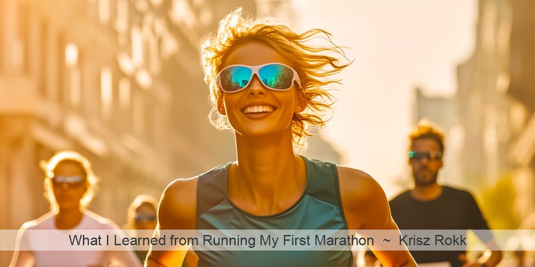 What I Learned from Running My First Marathon - Krisz Rokk StrengthInBusiness