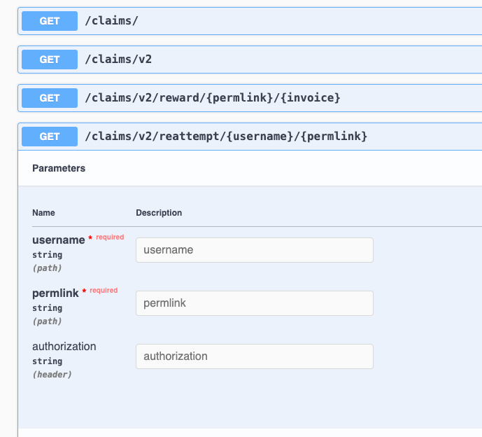 API for Re-attempt the claim for discount