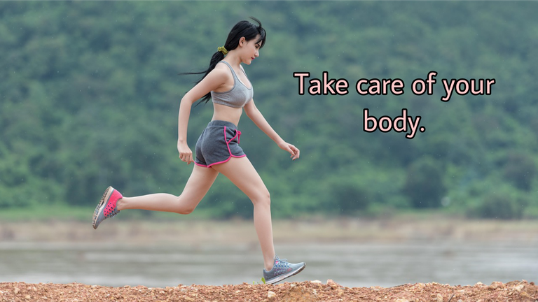 Physical exercise: The key to a healthy life.