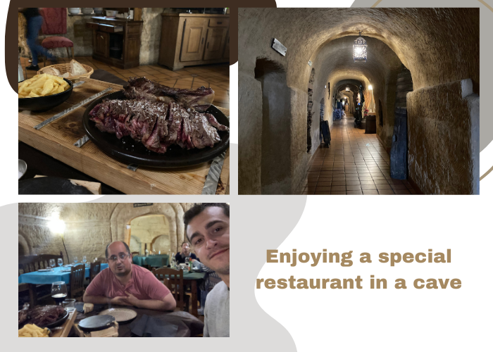 Enjoying a special restaurant in a cave: Miñanbres Cave Restaurant