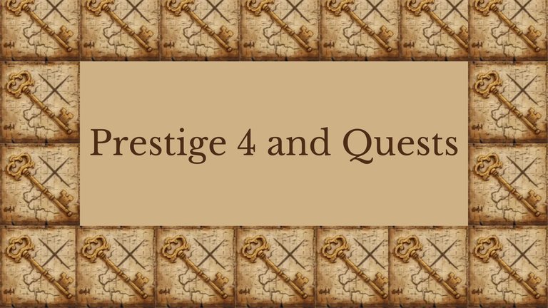 Reaching Prestige 4 and Completing Quests in Golem Overlord (ENG/ITA)