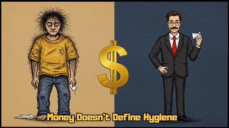 Money doesn’t define hygiene [EN/PT]