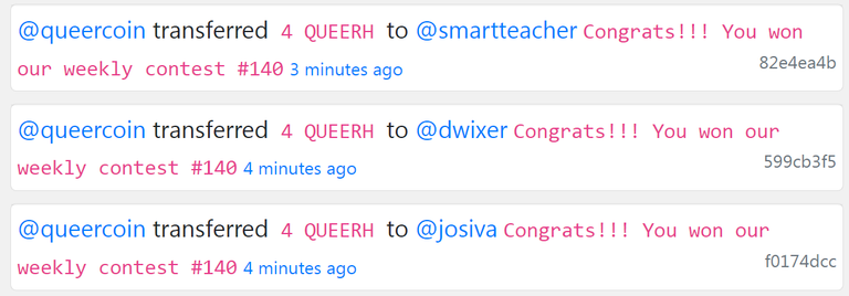 QUEER rewards QC Contest 140
