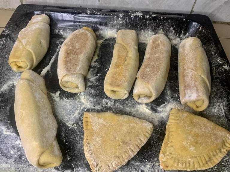 Oven-baked Fish Roll.