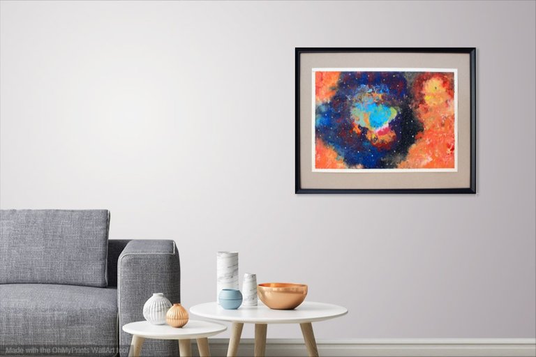 TuiSada - The Orange Nebula (Wall Art)
