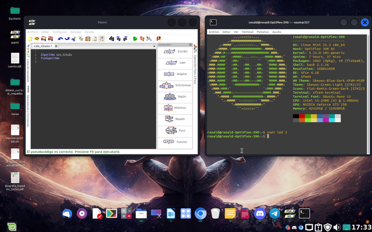 #ViernesDeEscritorio, Linux Mint 21.3 “Victoria‘‘ con escritorio  XFCE . ESP/EN.