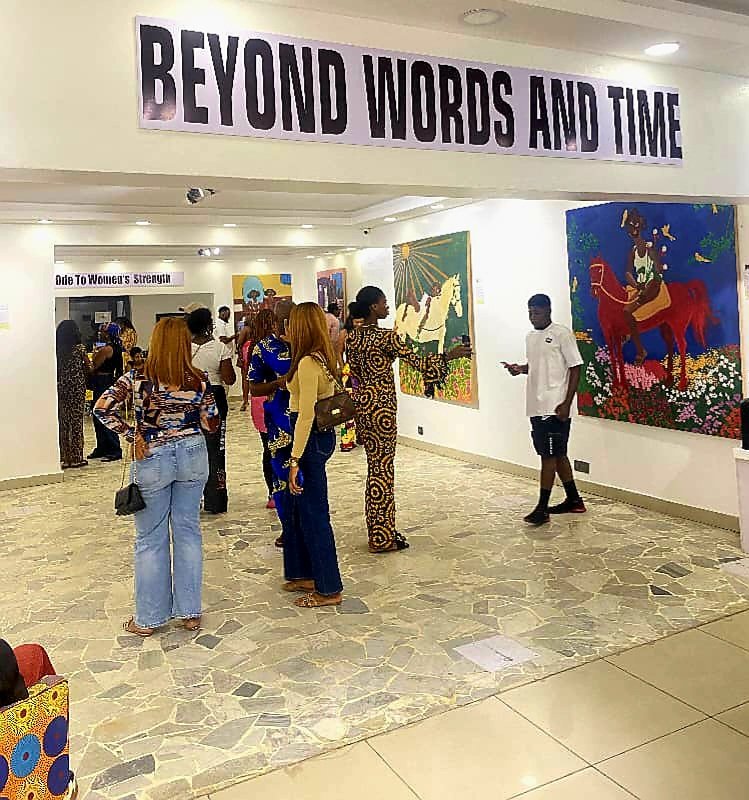 Beyond words and time Solo art exhibition 