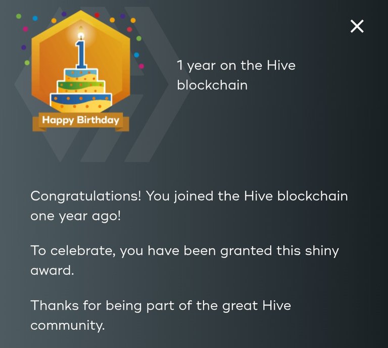 Celebrating One Year on Hive blockchain | A Journey of Growth and Connection 