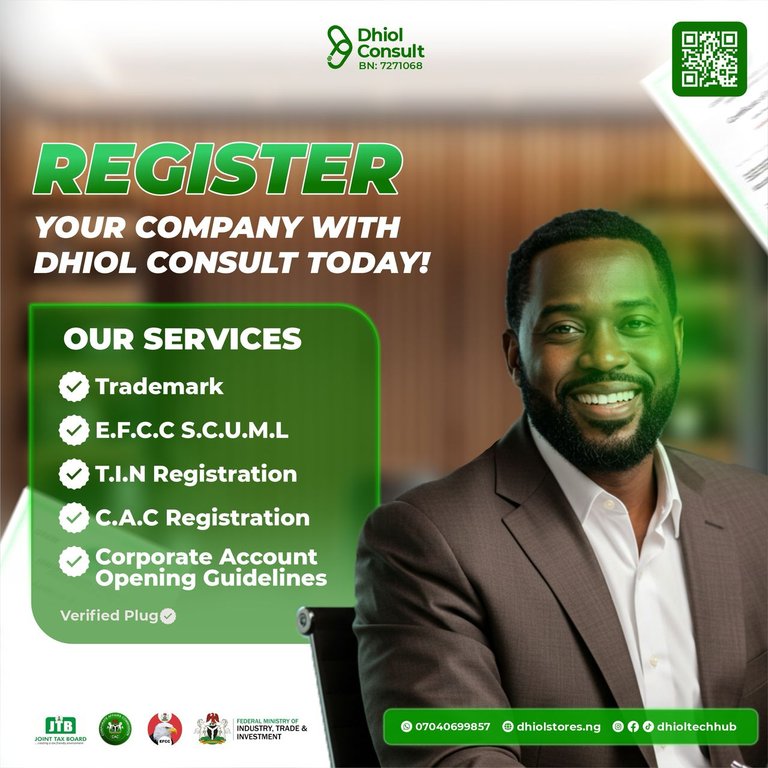 Register Your Business in Nigeria with Dhiol Consult – A Message from Ariyo Joseph Ayobamidele 