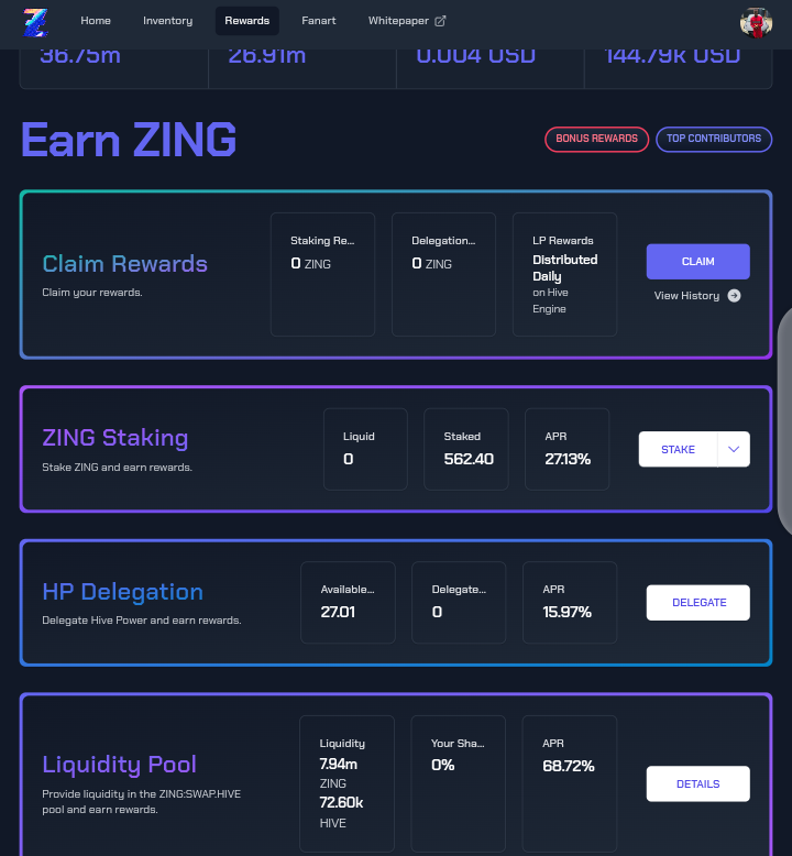 Holozing Investment: 500+ Zing Token Staked And Still Counting.