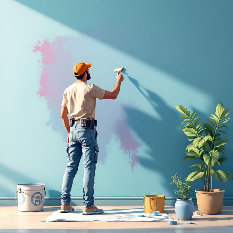 Mr. Olu the Painter (Prompt Day 2839)