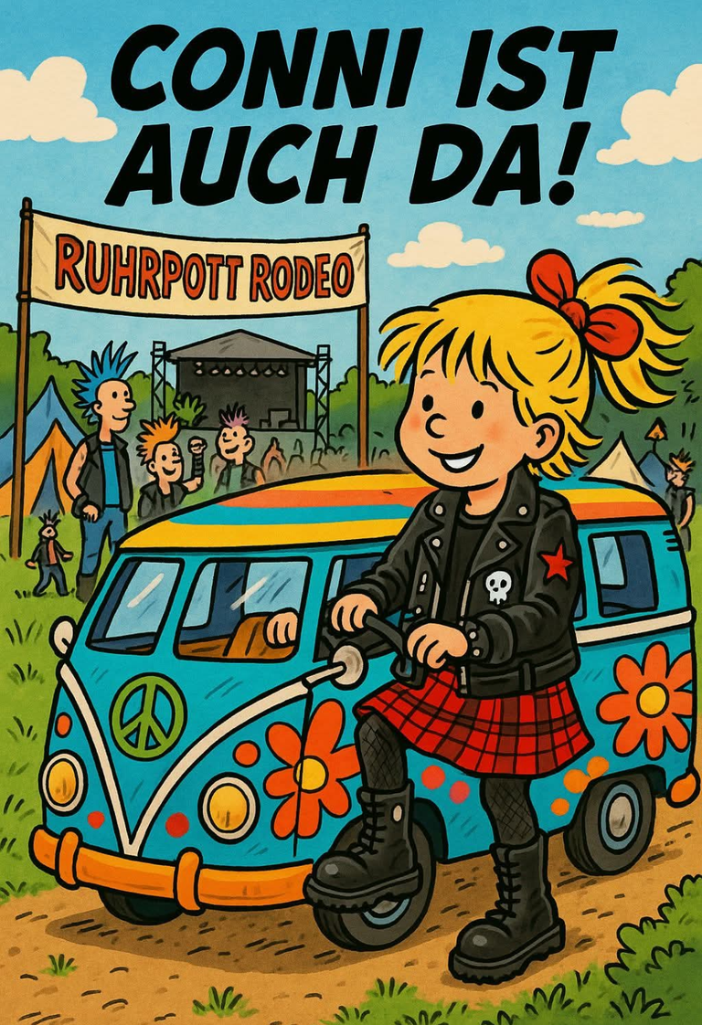 Conny auf dem Rodeo