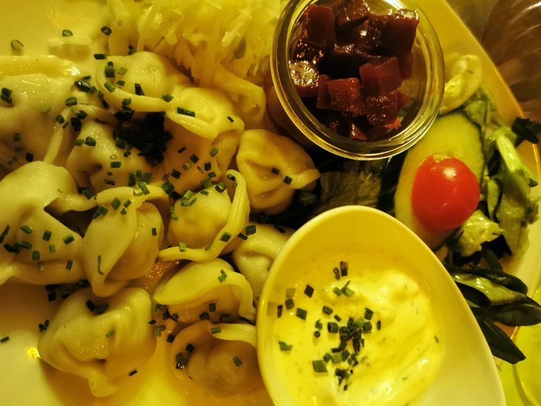 Pelmeni-Genuss zum Mittag