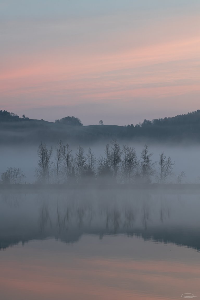 I thought it was Spring here ... and Autumn in the South - Misty Sunrise at the Reservoir - Johann Piber
