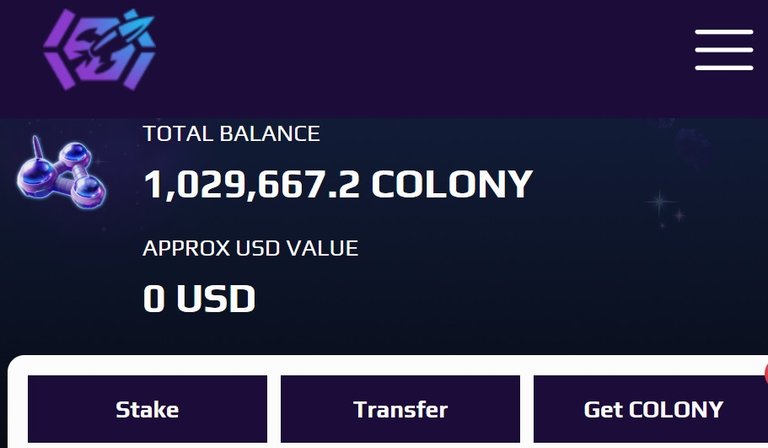 10900 COLONY tokens have been staked again.
