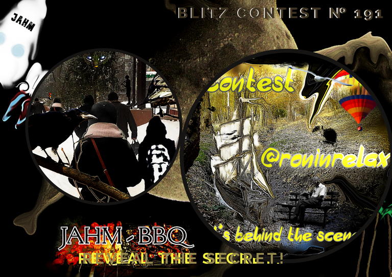 Blitz Contest № 191 (№ 142 - Fourth Chance) - Guess what's behind the scenes - Prize 50 Ecency Points 2 CTP 10 PAL 10 SPT coin in liquid - How many people did the crows count?