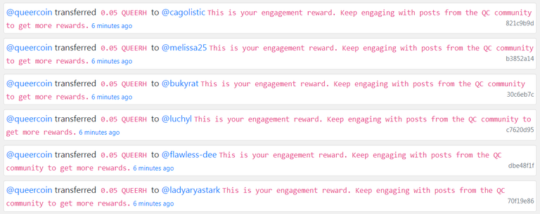Engagement and sharing rewards