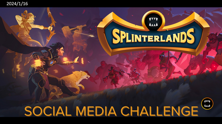 Splinterlands Social Media Challenge - Theme: Share Your Battle