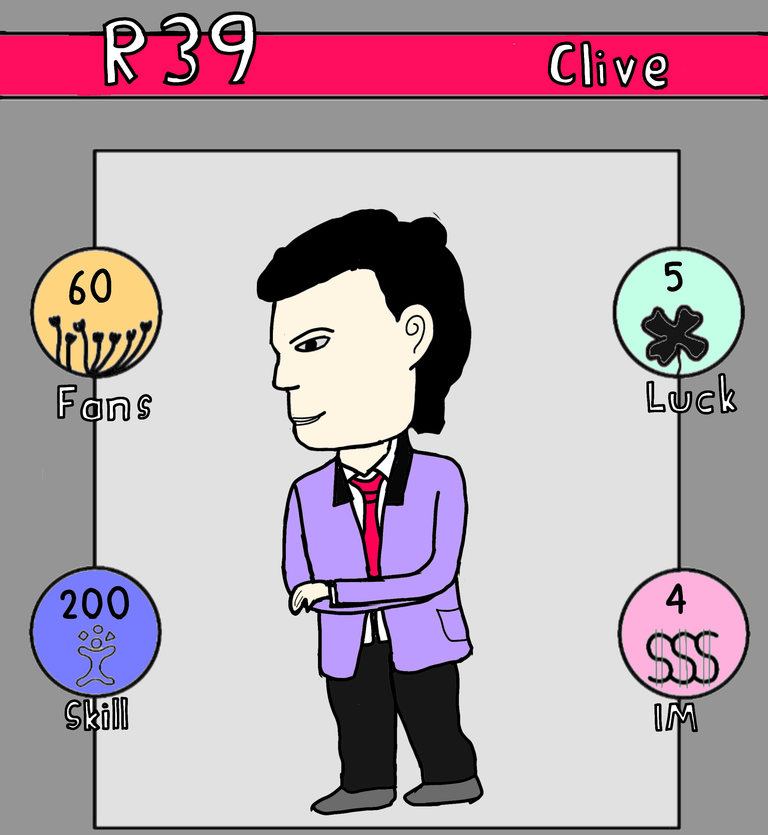 Drawing R39 Clive For Rising Star Game