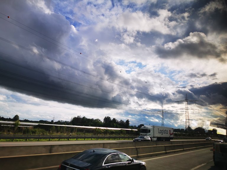 Cloudy skies across Germany