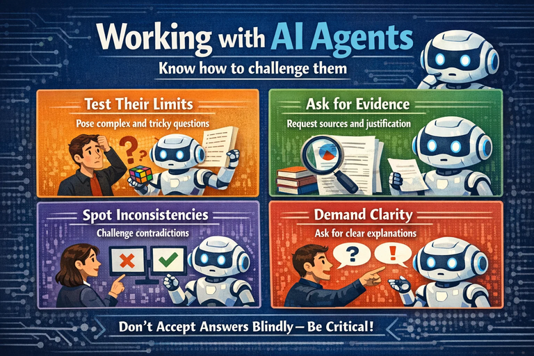 Working with AI Agents - Know how to challenge them