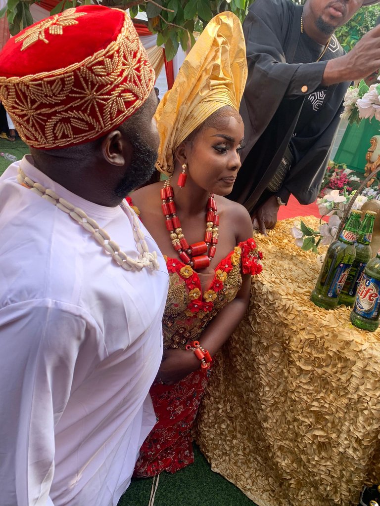 During my sister's traditional marriage.... The image is mine 