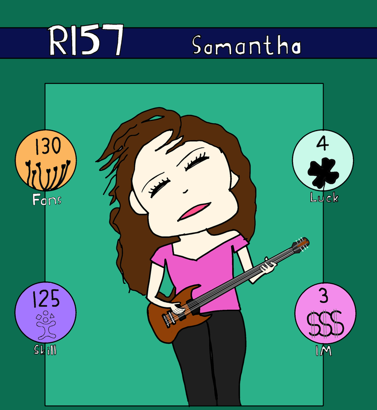 Drawing R157 Samantha (Chibi Version) For Rising Star Game