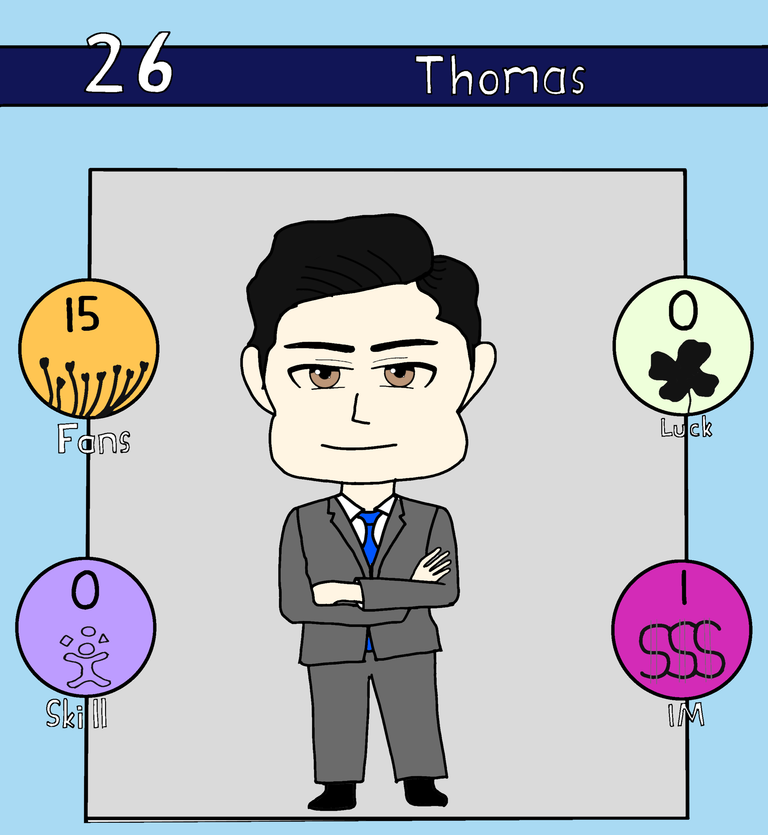 Drawing 26 Thomas (Chibi Version) For Rising Star Game