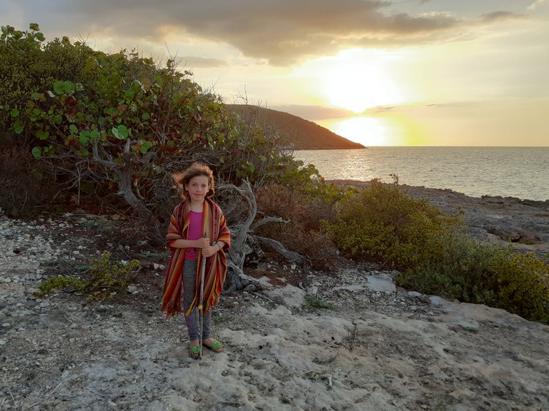 Atardecer con mi hija, una de las más íntimas experiencias.