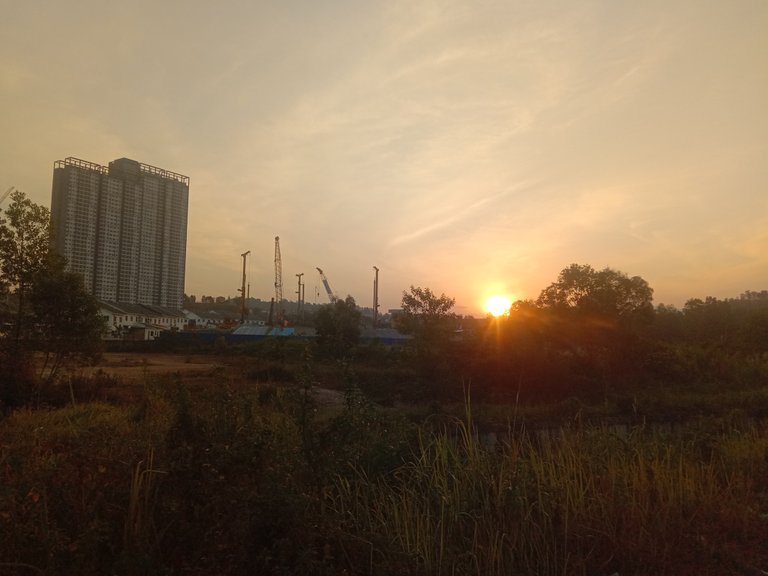 Saturday morning sun.
