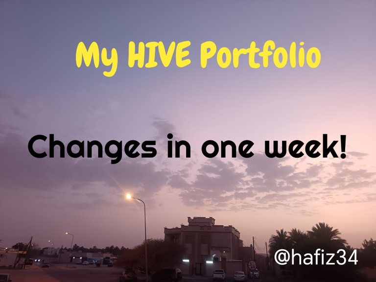 My Hive Portfolio: Weekly Changes [28 July to 04 Aug] | Alive and Thriving on Sunday, Aug 03, 2025
