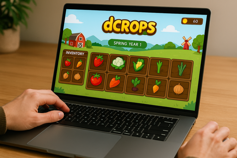 First time playing and farming dCrops